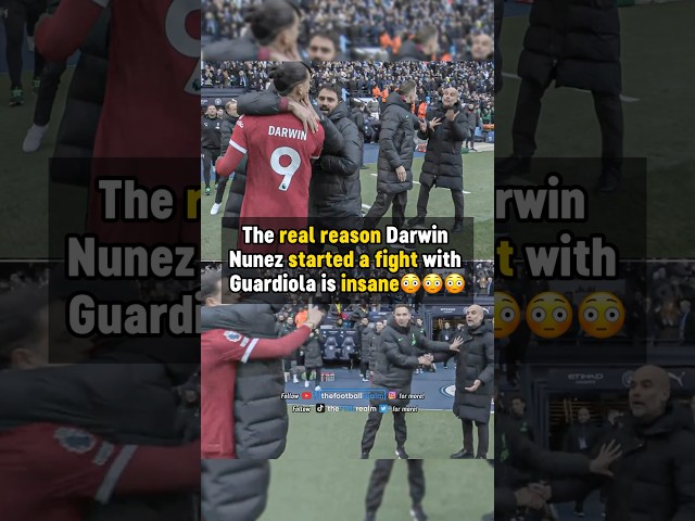 This is WHY Darwin Nunez fought with Pep Guardiola 😳 #football