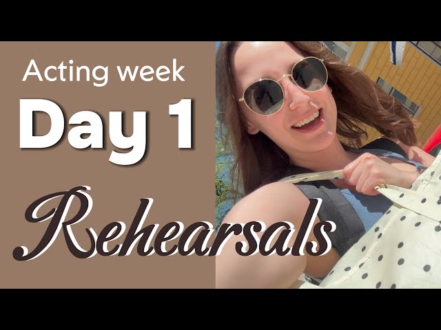 vlog | Day 1 as an actress: emotional preparation, struggles, impulsive purchasing 🧘🏻‍♀️🎭📷