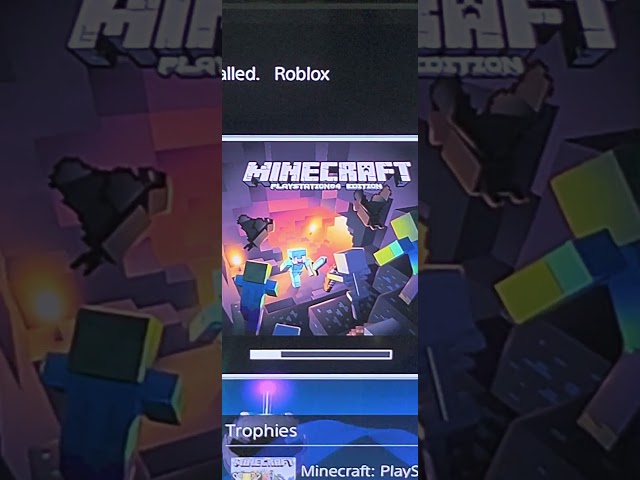 I got minecraft legacy edition on PS4!