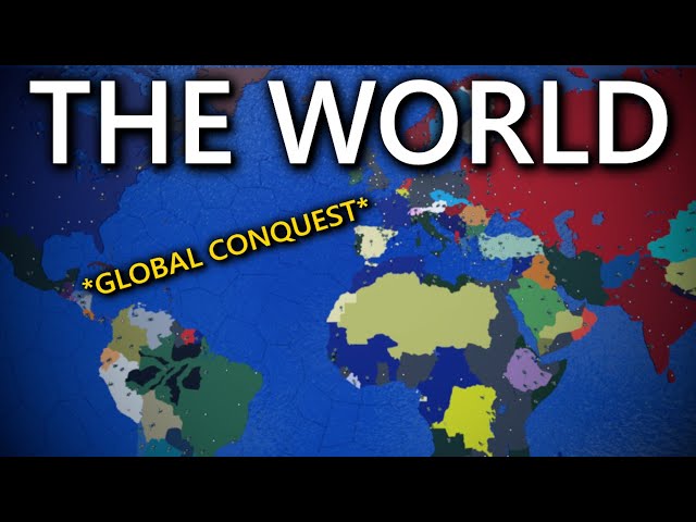 THE WORLD MAP in Roblox Conquer Europe WW2