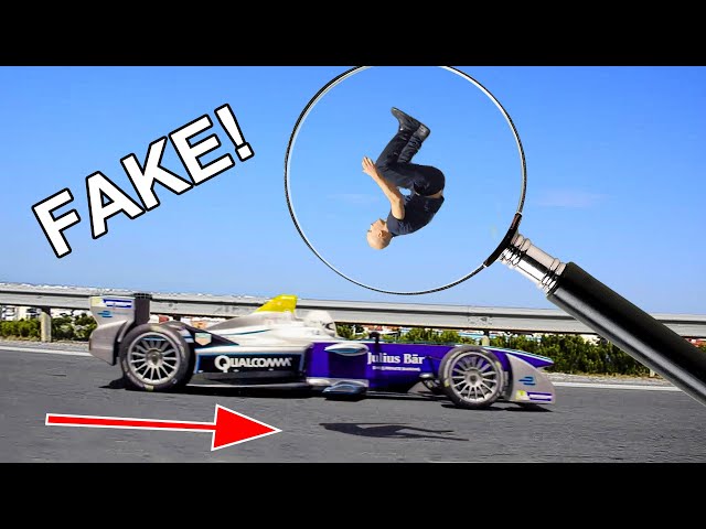 FAKE backflip over speeding car EXPOSED!