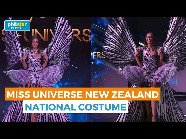 Miss New Zealand's national costume performance at the Preliminary Competition of Miss Universe 2024