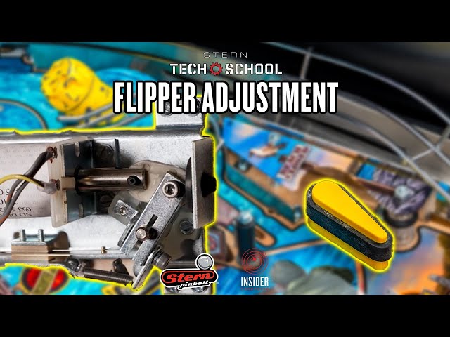 Stern Tech School: Flipper Adjustment