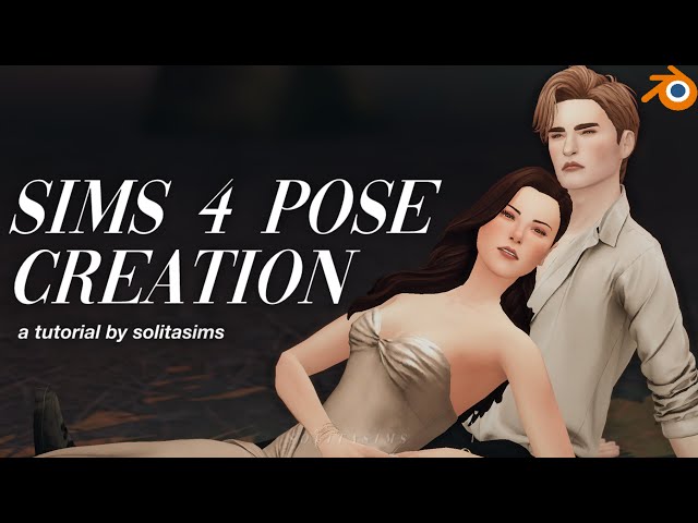 how to make Sims 4 poses for MULTIPLE Sims (Blender, Sims4Studio) || beginner-friendly tutorial