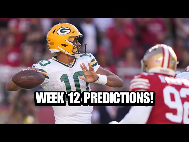 NFL WEEK 12 PREDICTIONS! NFL NEWS! NFL WEEK 12! NFL NEWS TODAY!