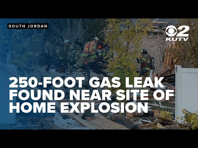 Federal report: 250-foot gas leak found near site of deadly South Jordan home explosion