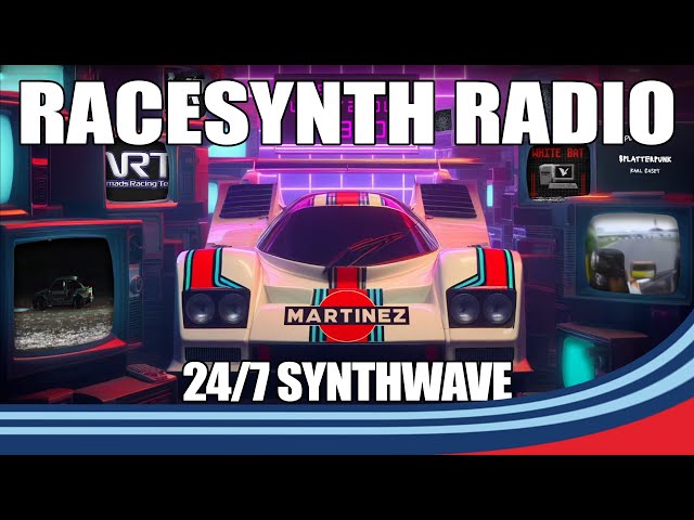 Racesynth Radio | 🏁🏎️🎶 | Dark Synthwave 24/7 | V10 Backing Track