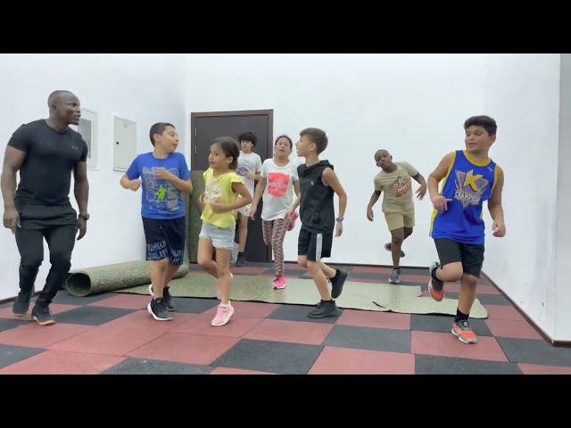 Weight loss and fun class for kids part 1