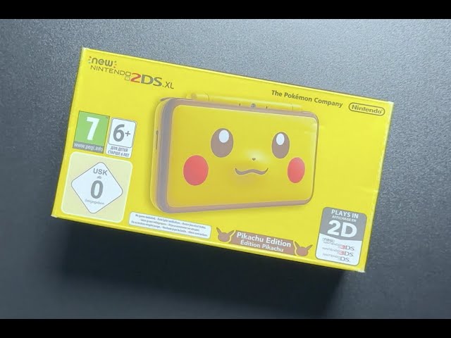 New Nintendo 2DS XL Pikachu Edition Unboxing