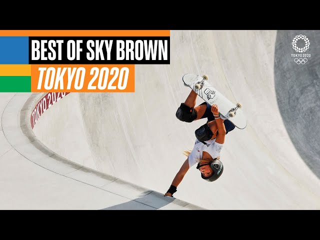 The best of Sky Brown 🛹 at the Olympics!