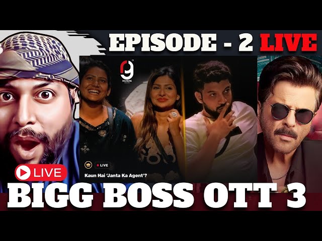 BIGG BOSS OTT 3 LIVE - EPISODE 2 | LOVE KATARIA vs RANVIR SHOREY | ARMAAN MALIK | CHANDRIKA DIXIT