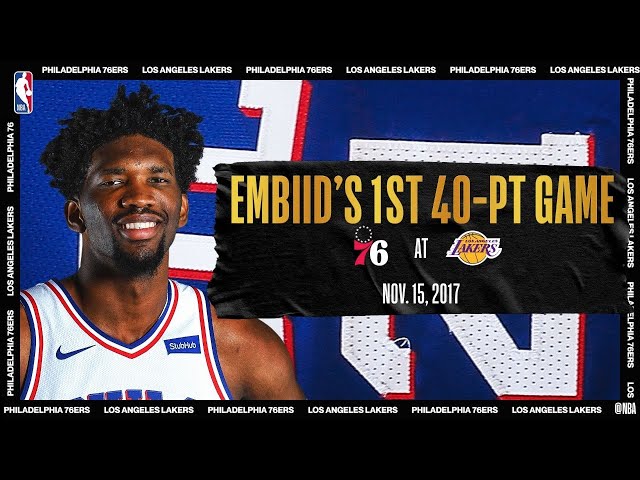 Embiid’s 1st 40-PT Game | #NBATogetherLive Classic Game