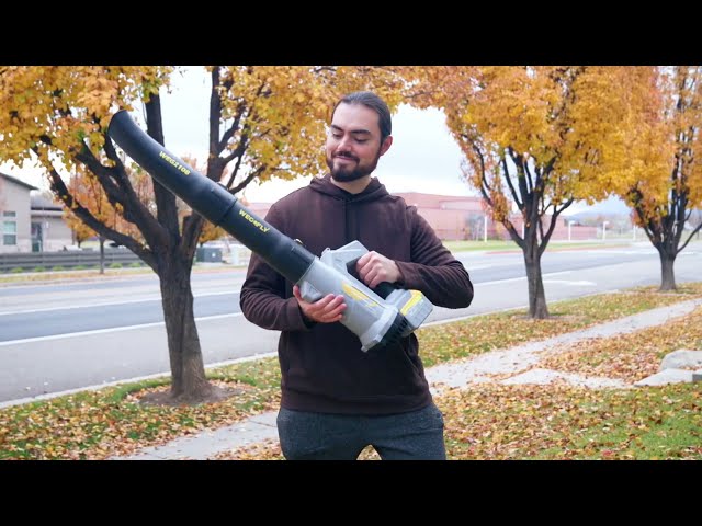 Leaf blower commercial video