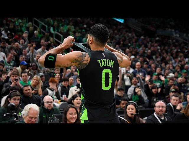 Jayson Tatum Hits The GAME-WINNER! 🚨 #TissotBuzzerBeater | November 16, 2024