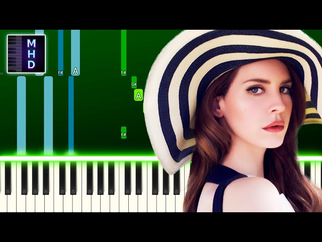 Lana Del Rey - Video Games (Piano Tutorial Easy)