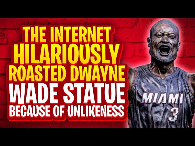 The Internet Hilariously Roasted Dwayne Wade Tribute Statue Because of Unlikeness