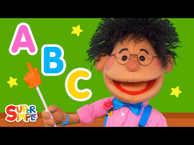 The Alphabet Chant With The Super Simple Puppets! | Kids Songs | Super Simple Songs