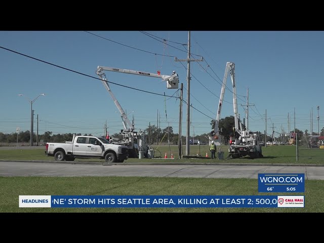 Entergy Louisiana restoring 200 miles of power lines in Jefferson Parish