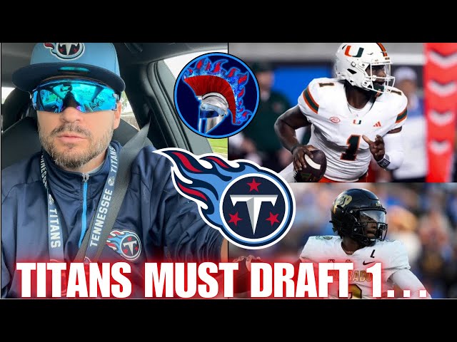 Tennessee Titans NEED A SHEDEUR SANDERS or CAM WARD in the 2025 NFL DRAFT! Titan Anderson REACTION