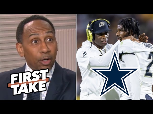 FIRST TAKE | Deion is 100% interested in Cowboys' coaching job if Shedeur joins him - Stephen A.