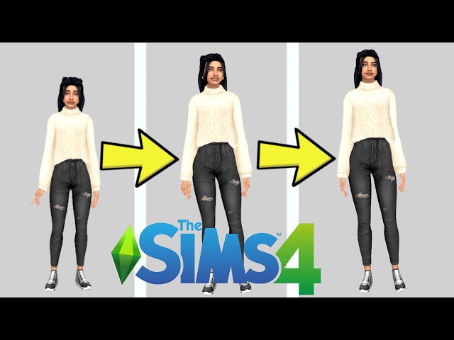 How To Change Height In The Sims 4 | Make Your Sims Taller & Shorter!