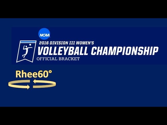 Rhee60° - NCAA Women's Volleyball Tournament (JWU vs. UMass Boston)