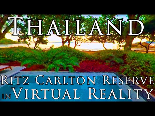 Thailand in VR - Ritz Reserve Sunset VR Timelapse from Pool Beach Villa at Phulay Bay in 5.7K 360º