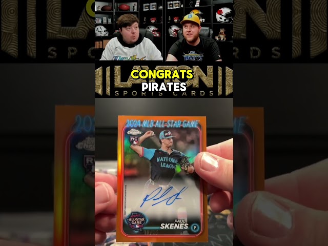 Pirates -Paul Skenes -All Star Game Auto to 25 #livebreaks #boxbreaks #mlb #rookie #toppschrome