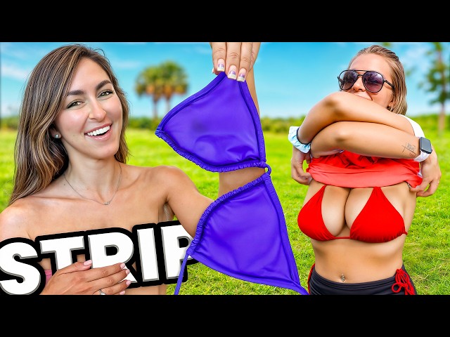 Bikini Strip Backyard Games!