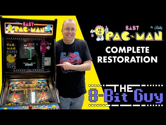 Baby Pac-Man Restoration with the 8-Bit Guy