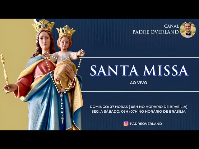 21/11/2024 - Missa da Memória da Apresentação da Bem-Aventurada Virgem Maria