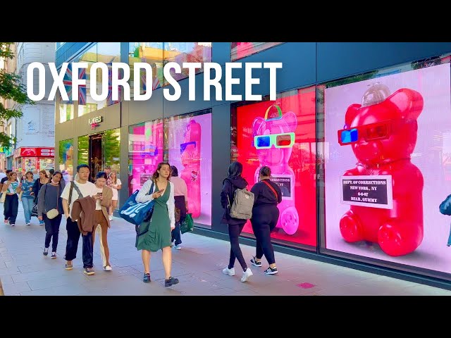 Central London walk in Summer 🇬🇧 Mayfair to OXFORD STREET | London walking tour 4K HDR (Jun 2022)