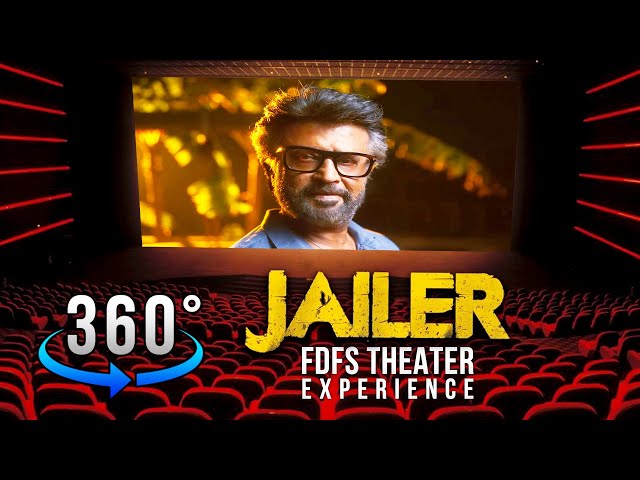 360° Video || JAILER || Super Star Rajinikanth || Theater Experience || Kindly Use 🎧 Earphones