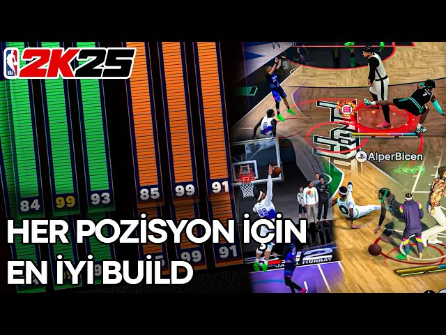 NBA 2K25 HER POZİSYON İÇİN EN İYİ BUILD REHBERİ! (ALPER BİÇEN NBA 2K25 BUILDLERİ 1 VİDEODA)