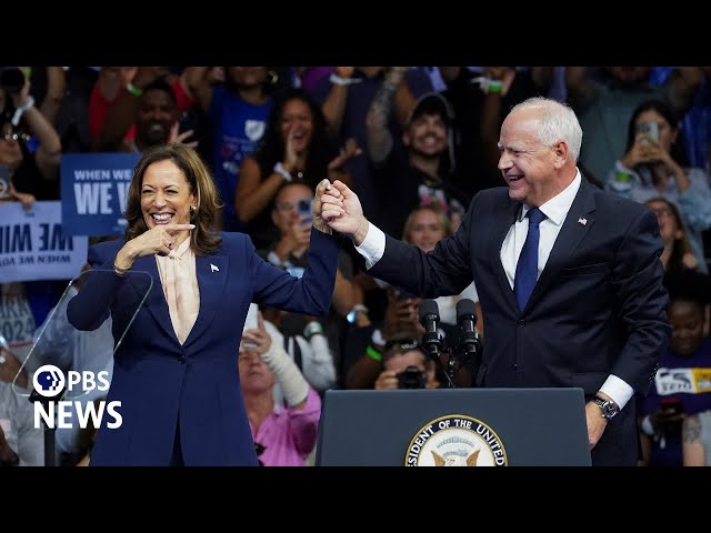 WATCH LIVE: Harris and Walz hold campaign rally in Detroit