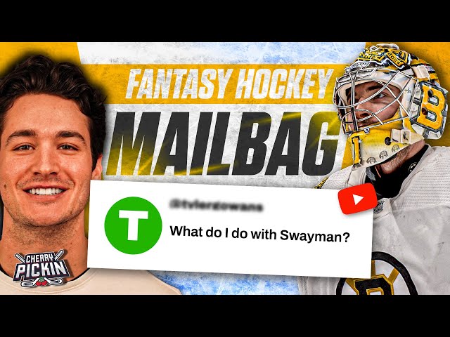 Fantasy Hockey Week 7 Mailbag: What to Do With Jeremy Swayman? | Cherry Pickin'