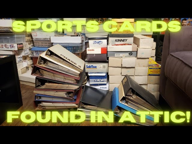 I BOUGHT AN ATTIC FILLED WITH A SPORTS CARD COLLECTION FOR 20+ YEARS!