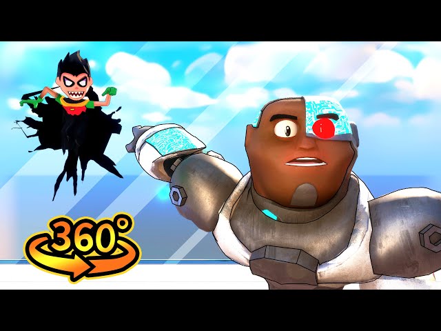 Look a birdie 360° vs Teen Titans Go Animation Friday Night Funkin'