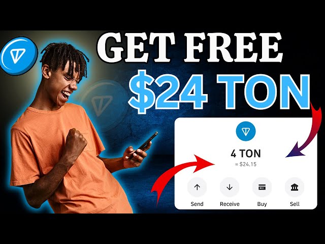 FREE $24 TONCOIN AIRDROP  - Claim Free $24 Ton Coin On Telegram | No Investment