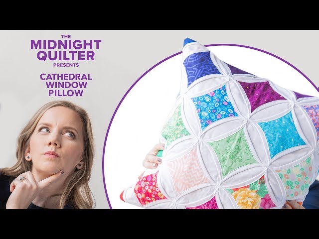 Cathedral Window Pillow | The Midnight Quilt Show Presents: Holiday Gift-Along Series!