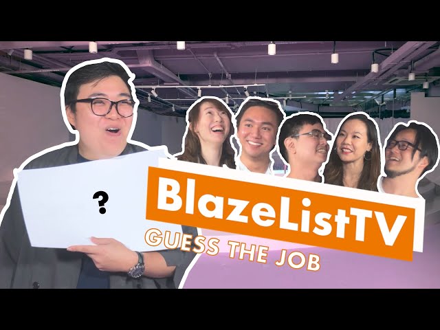 BlazeListTV Episode 2: Guess The Jobs