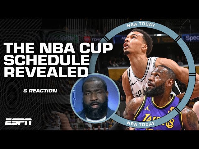 NBA CUP SCHEDULE RELEASE 🏀 LeBron vs. Wemby, Klay Thompson's Bay return & MORE 🍿 | NBA Today