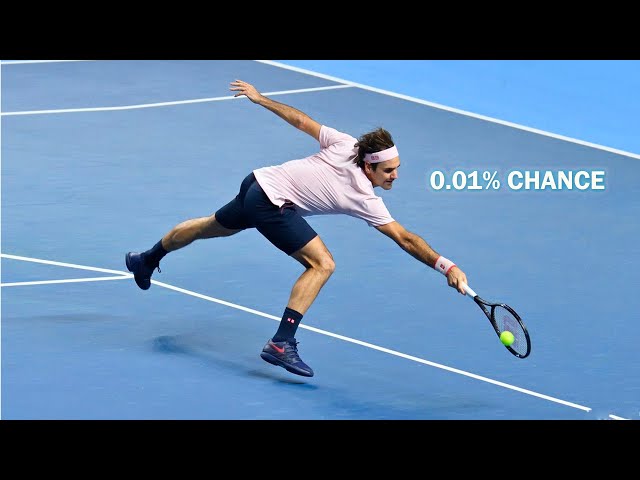 Federer had 1% Chance to win the Point... What Happens Next is UNBELIEVABLE!