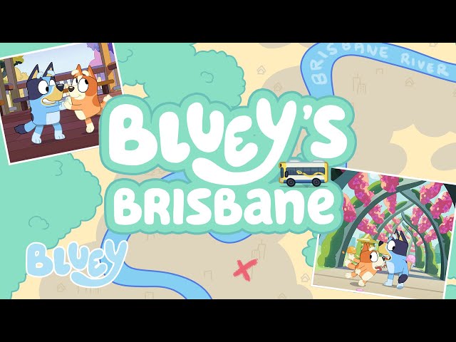 Exploring Bluey Locations in Real Life📍💙 | Bluey's Brisbane Episodes 1 - 4 | Bluey