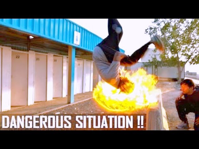 PARKOUR 2017 vs FIRE!!