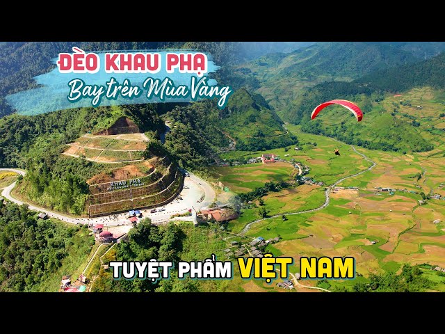 ĐÈO KHAU PHẠ | Khám phá Tuyệt Phẩm của Du lịch Mù Cang Chải Yên Bái mùa vàng