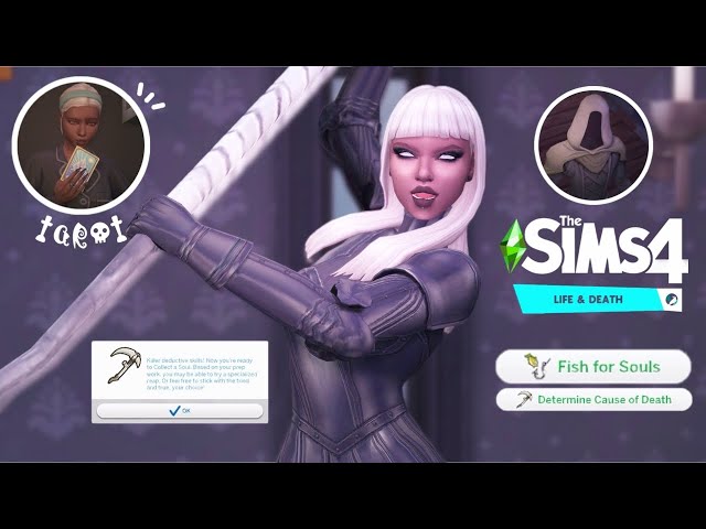 My Sim Became The Grim Reaper in The Sims 4 Life and Death!