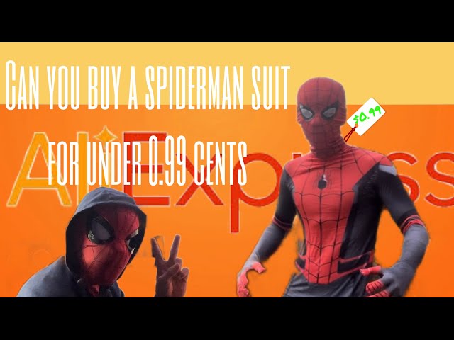 Can you buy a Spider-Man suit for cheap on aliexpress