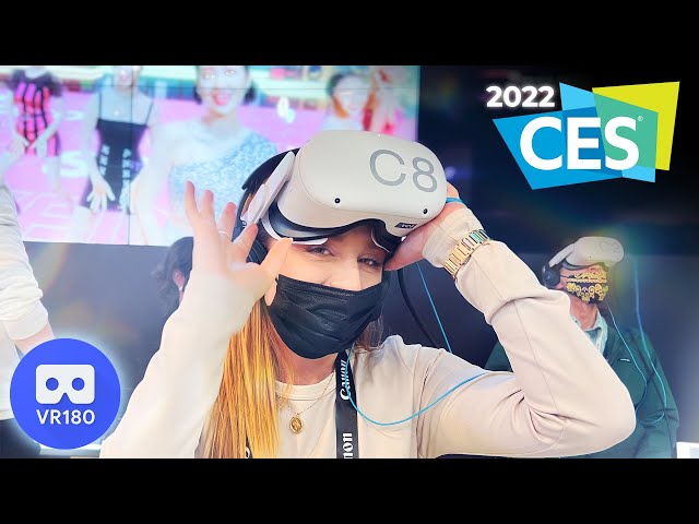 CES 2022 VR180 3D Experience: The Metaverse Tech