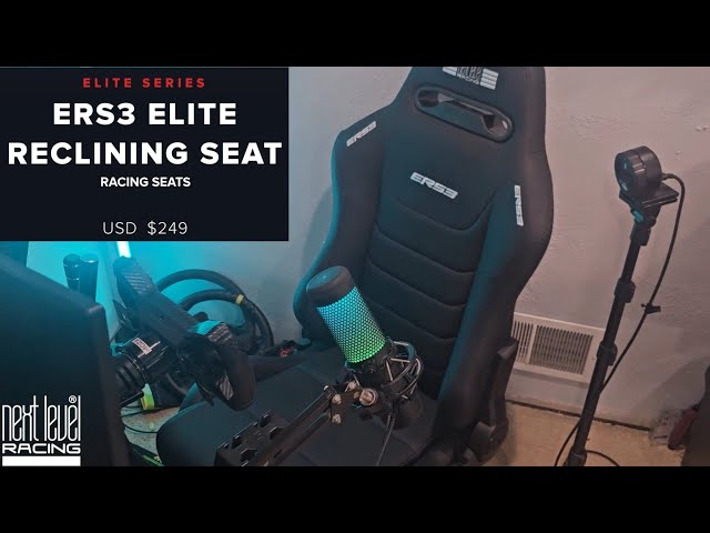 Next Level Racings NEW ERS3 reclinable sim racing seat ! Most comfortable and relaxing seats!!